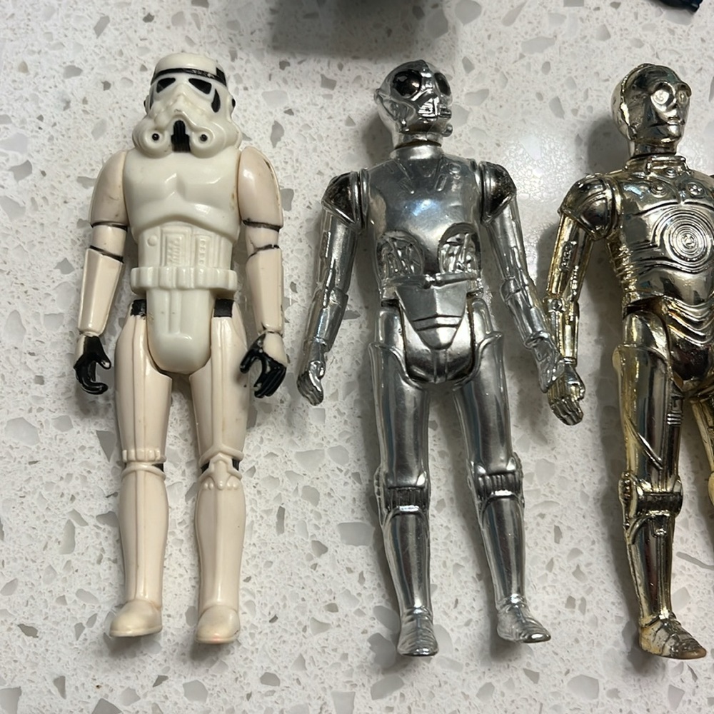 Vintage 1977 Star Wars - CP30 Droid plus 6 more figures - Picture 2 of 15